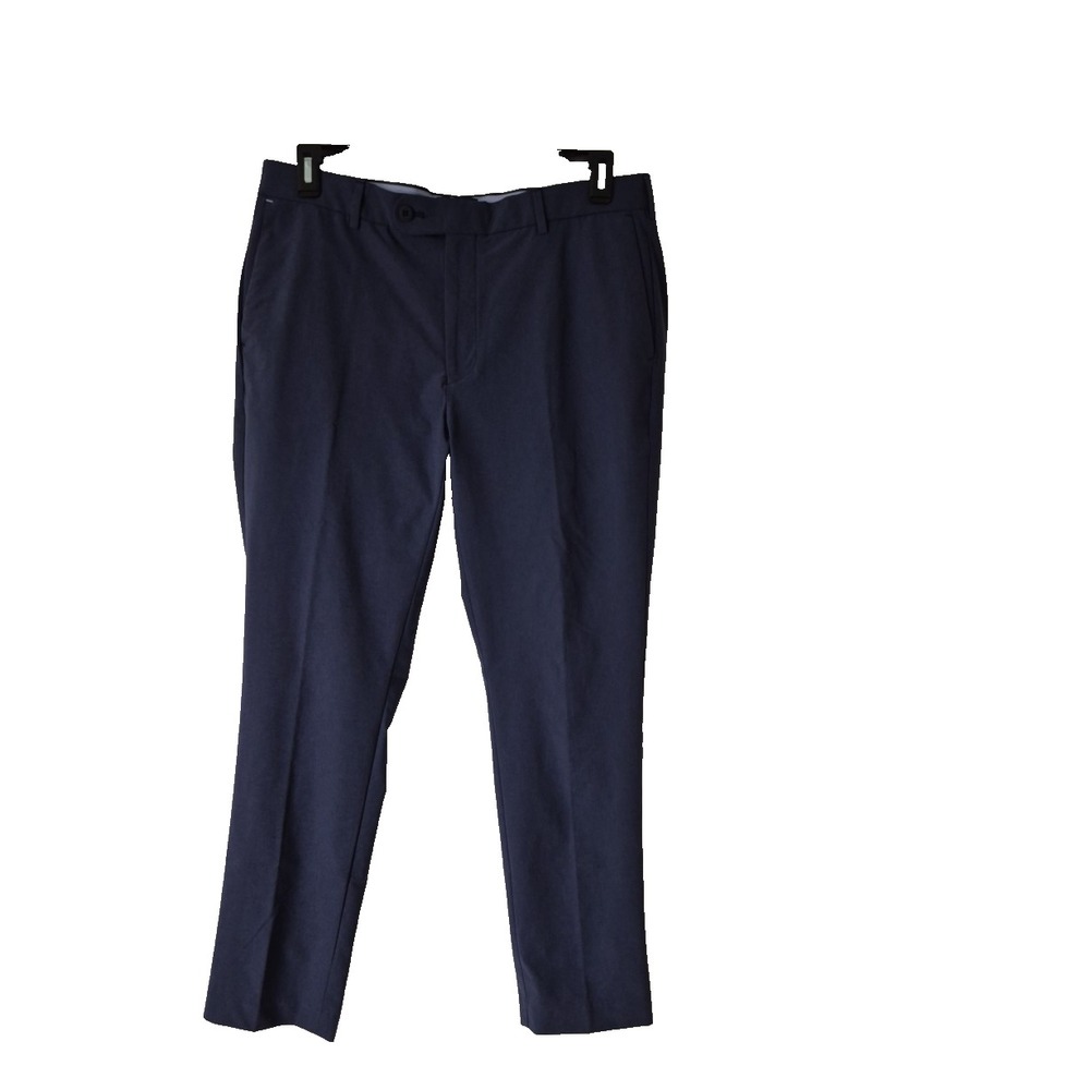 Peter Millar Surge Dress Pants Mens 36x30 Tag Blue Tailored Fit Water Resistant‎